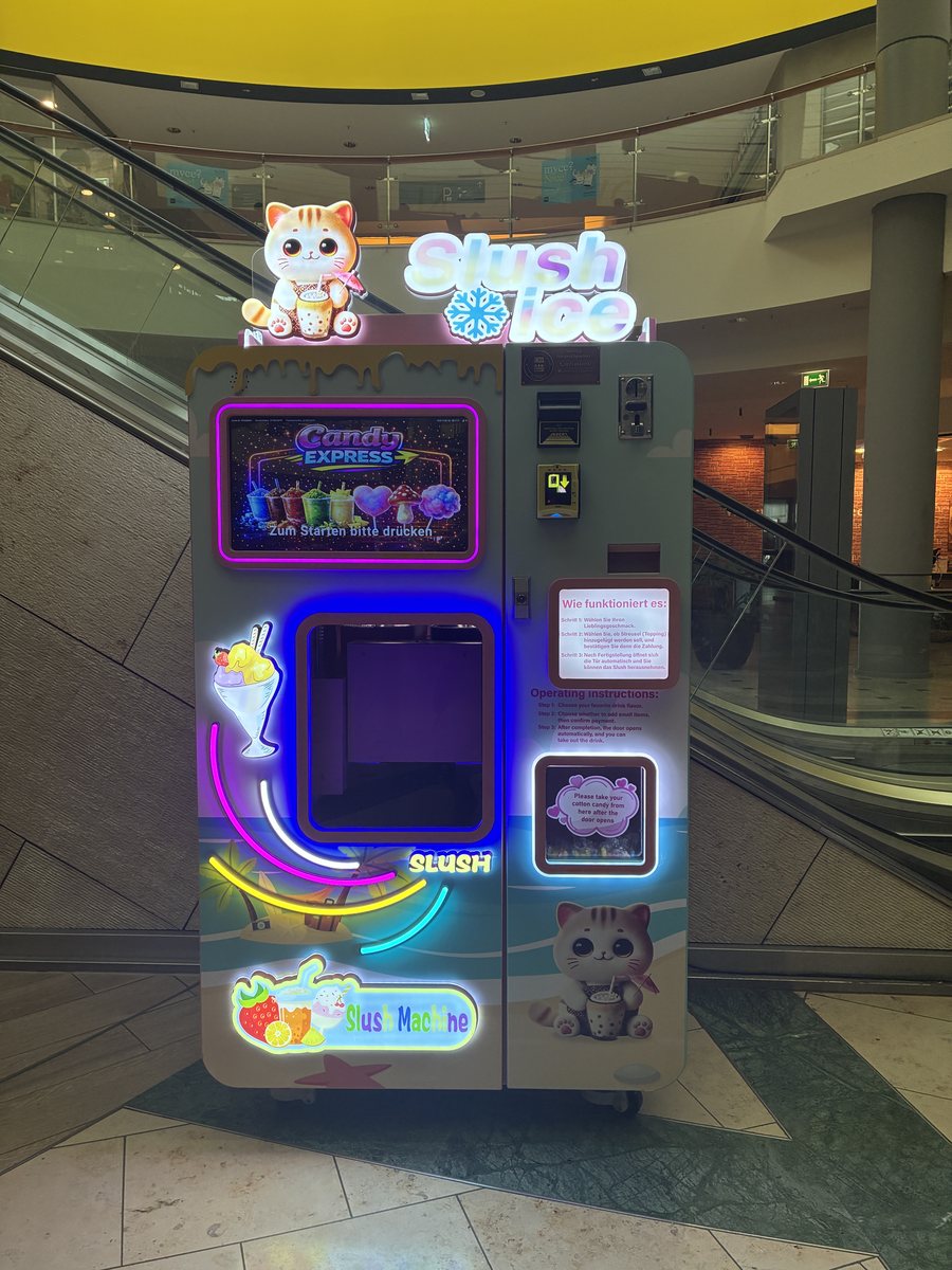 Candy Express Slush-Eis-Automat im Einkaufscenter
