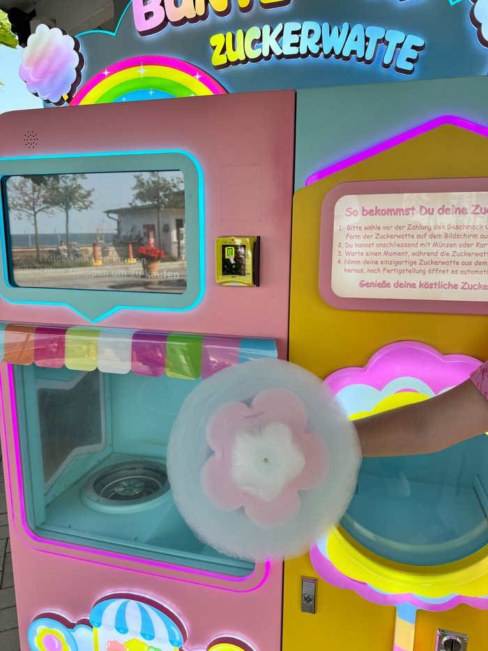 Zuckerwatte Nahaufnahme